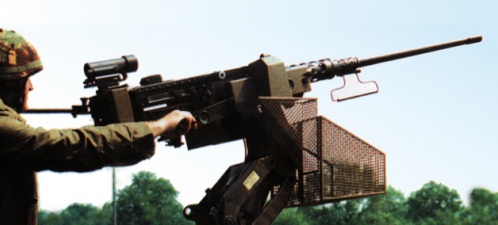 Фото пулемета  Browning M2HB  на бронетранспортере (США)